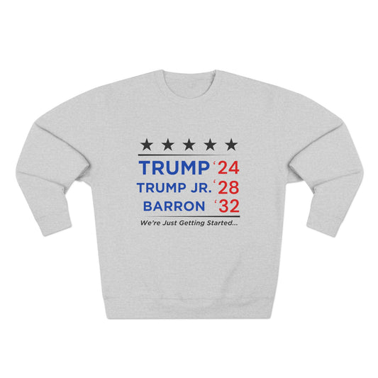 Crewneck - Trump, Trump Jr., Barron